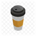 Coffee Cup Isometric Coffee Icon