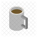 Coffee Cup Isometric Coffee Icon