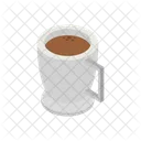 Coffee Cup Isometric Coffee Icon