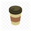 Coffee Cup Isometric Coffee Icon