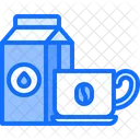 Coffee Cup Milk Milk Pack Milk Icon