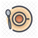 Coffee Cup Top View  Icon