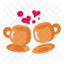 Coffee Date Dating Love Icon
