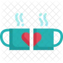 Coffee Cup Heart Drink Icon