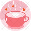 Valentine Coffee Drink Icon
