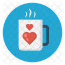 Love Tea Coffee Icon