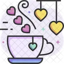 Coffee Date Valentine Date Coffee Icon