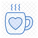 Coffee Date Coffee Cup Heart Icon