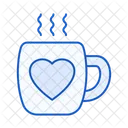 Coffee Date Coffee Cup Heart Icon