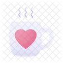 Coffee Date Coffee Cup Heart Icon