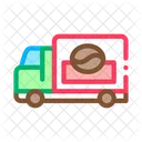 Coffee Delivery Truck  Icon