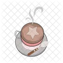 Coffee drink star  Icon
