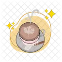 Coffee drink with sparkle  Icon