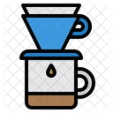 Coffee Drip Filter Coffee Shop Icon