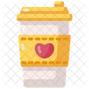 Coffee Valentines Day Coffee Mug Icon