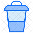 Coffee Glass Disposable Glass Papercup Icon