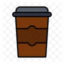 Coffee Glass Disposable Glass Papercup Icon