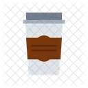 Coffee Glass Disposable Glass Papercup Icon