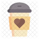 Coffee Heart Icon