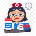 Coffee Hour Tired Restless Icon