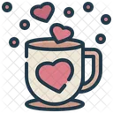 Coffee Mug Heart Icon