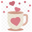 Coffee Mug Heart Icon