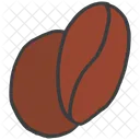 Coffee Bean Caffeine Icon