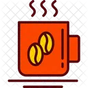 Coffee Heart Hot Icon