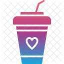Coffee Heart Hot Icon