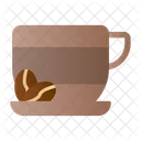 Coffee Heart Hot Icon