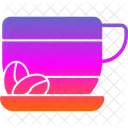 Coffee Heart Hot Icon