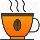 Coffee Heart Hot Icon