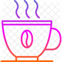 Coffee Heart Hot Icon