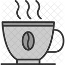 Coffee Heart Hot Icon