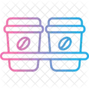 Coffee Takeaway Tray Icon