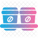 Coffee Takeaway Tray Icon