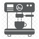Coffee machine espresso drink beverage cup maker  Icon