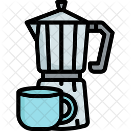 Download Free Coffee Maker Colored Outline Icon Available In Svg Png Eps Ai Icon Fonts