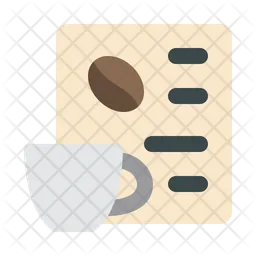 Coffee menu  Icon