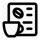 Coffee Menu List Options Icon