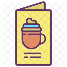 Download Coffee Menu Icon Of Colored Outline Style Available In Svg Png Eps Ai Icon Fonts PSD Mockup Templates