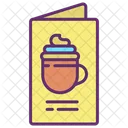 Imenu Card Coffee Menu Cafe Menu Icon