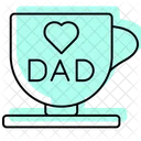Coffee-mug-with-best-dad  Icon