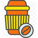 Coffee Paper Cup Coffee Cup Bean Icon