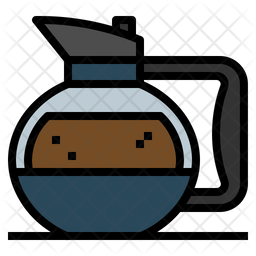 Download Free Coffee Pot Colored Outline Icon Available In Svg Png Eps Ai Icon Fonts