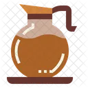 커피 포트 양조 커피숍 아이콘