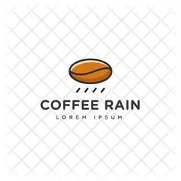 Coffee Rain Logo Icon