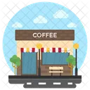 Cafe Coffee Shop Snack Bar Icon