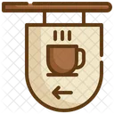 커피숍 보드  아이콘