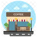 Cafe Coffee Shop Snack Bar Icon